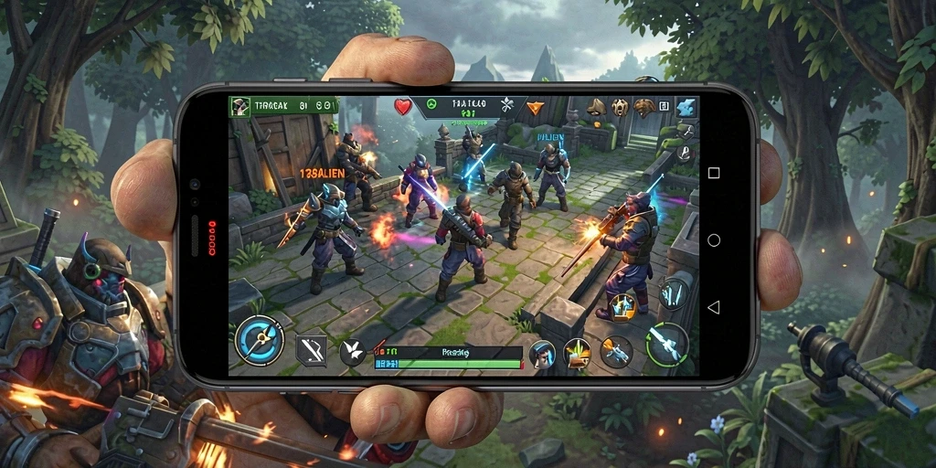 Screenshot 138ALIEN menunjukkan aksi pertempuran yang intens dan strategi yang mendebarkan.