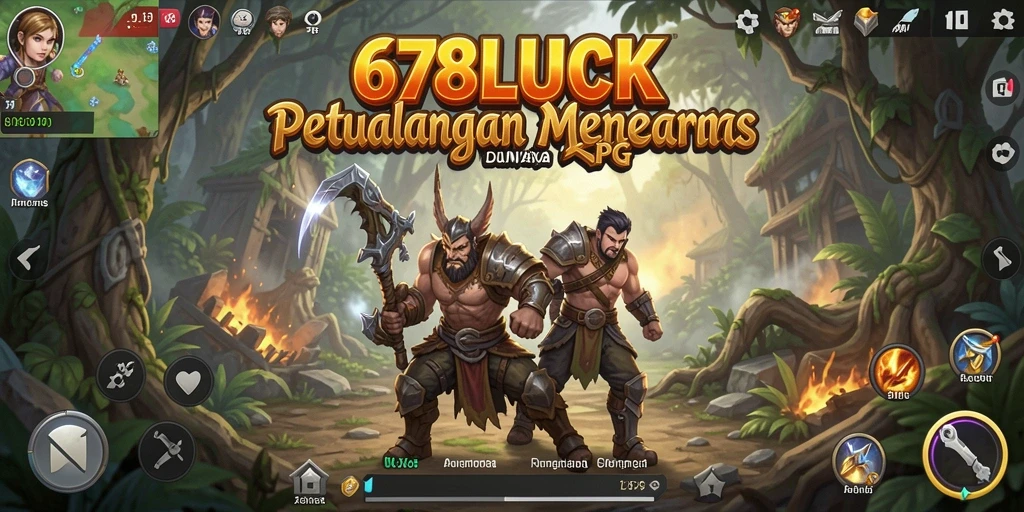 Screenshot gameplay 678LUCK yang menunjukkan aksi seru dalam RPG.