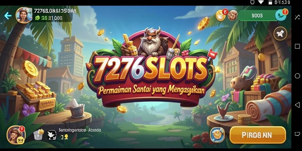 Screenshot gameplay 7276SLOTS yang menarik dan penuh warna.
