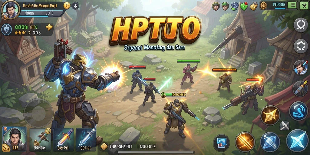 Tampilan gameplay HPTOTO yang mendebarkan dan penuh strategi.
