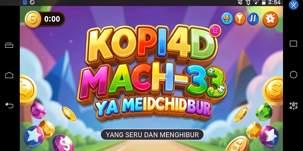 Screenshot gameplay KOPI4D menampilkan aksi mencocokkan elemen yang seru.