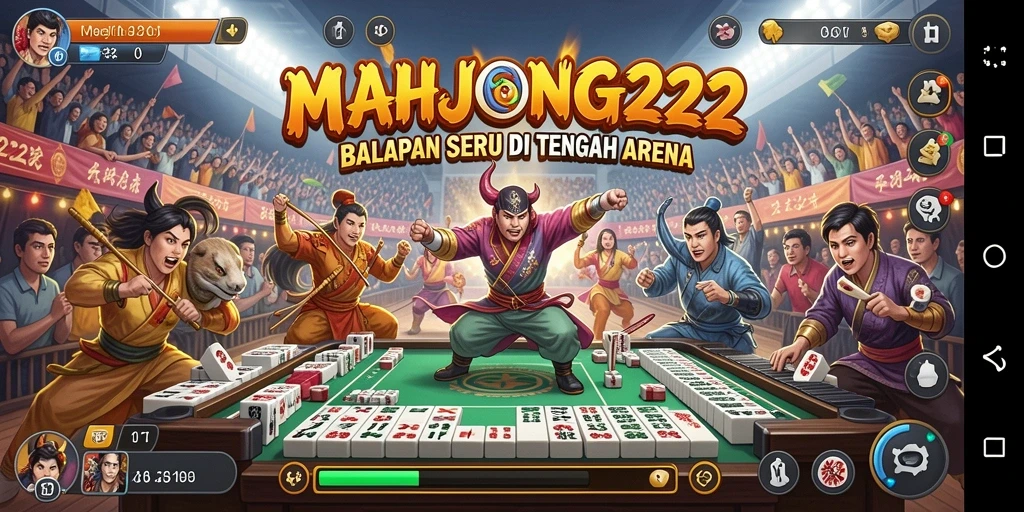 Tampilan menakjubkan dari balapan di MAHJONG222.