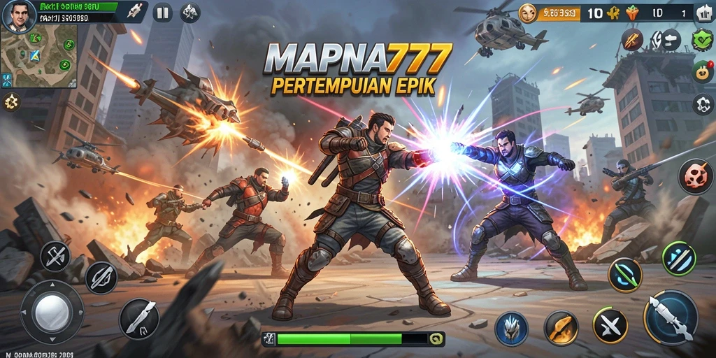 Tampilan gameplay MAPNA777 yang penuh aksi dan petualangan.