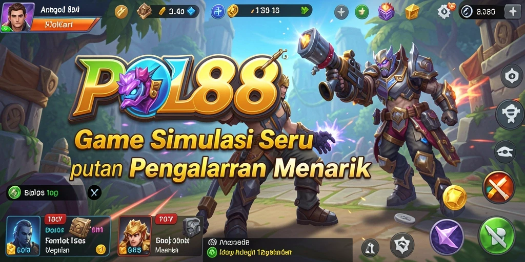 Screenshot gameplay <strong>POL88</strong> menampilkan momen seru dalam permainan simulasi.