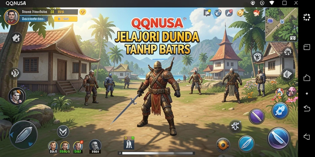 Screenshot menampilkan grafis menakjubkan di dunia Open World.