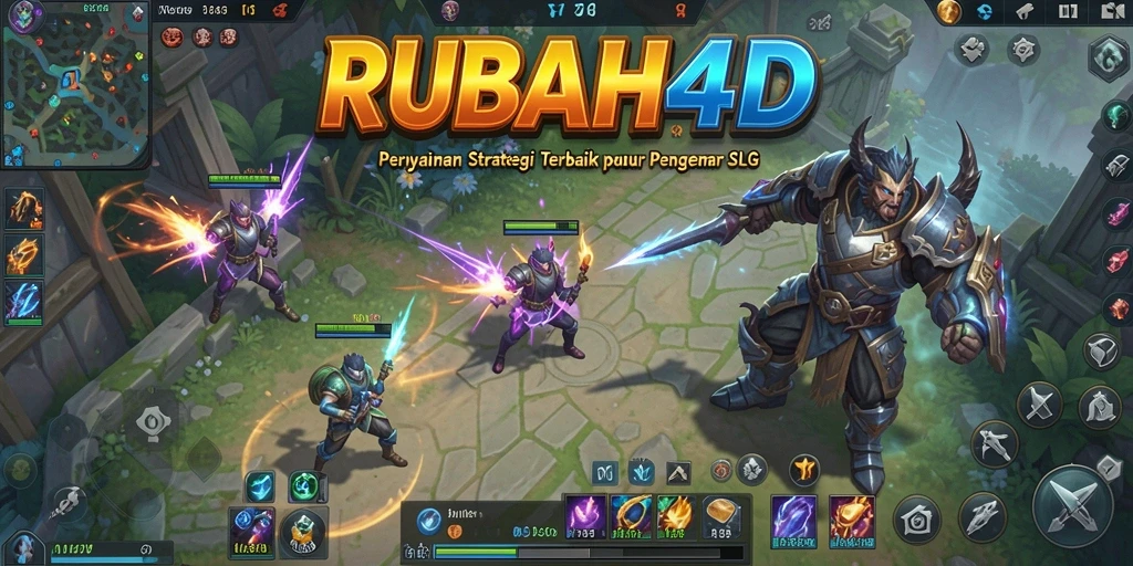 Screenshot RUBAH4D menampilkan pertempuran epik dan strategi cerdik.