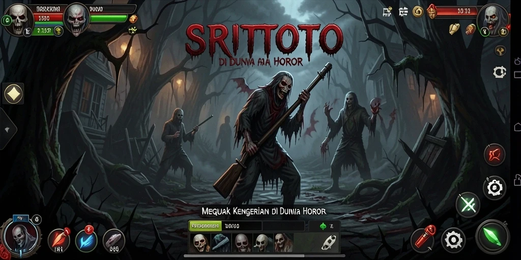 Tampilan gameplay SRITOTO yang penuh ketegangan dan misteri.