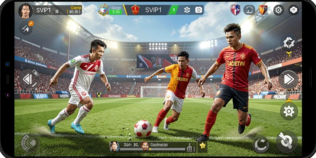Tampilan gameplay seru dan penuh aksi dari SVIP1.