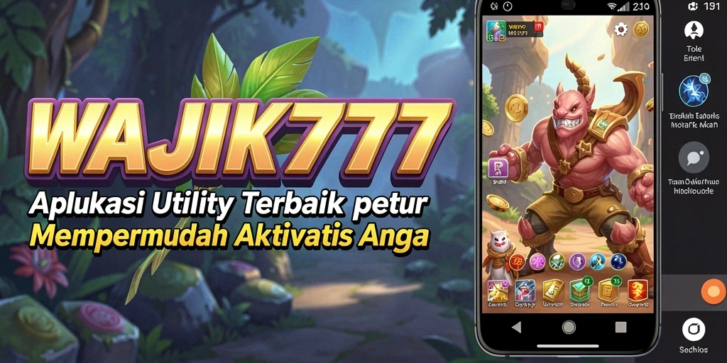 Tampilan antarmuka WAJIK777 yang simpel dan fungsional.